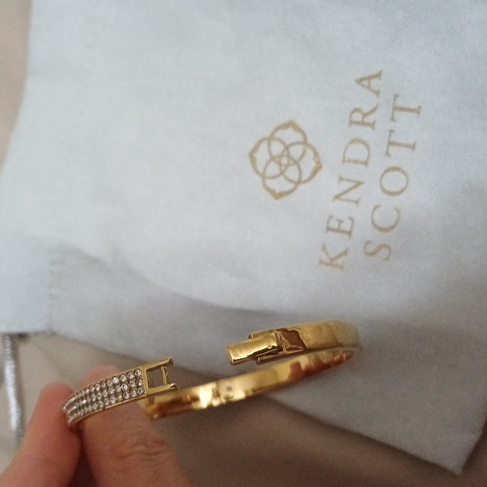 Kate Spade Heavy Metal Gold Bangle Bracelet - Picture 5 of 5